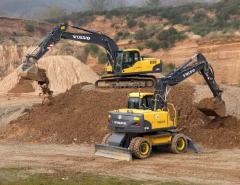 Volvo EC210C L, Volvo EW160C