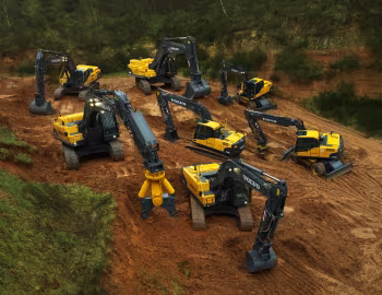 Volvo EC460C L, Volvo EC360C L, Volvo EC700B LC, Volvo EC160C L, Volvo EC210C L, Volvo EW180C, Volvo EW160C