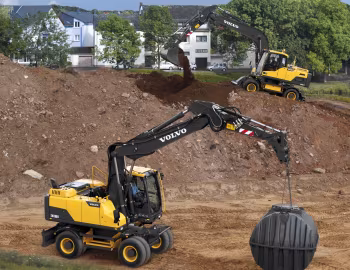 Volvo EW180D, Volvo EW210D