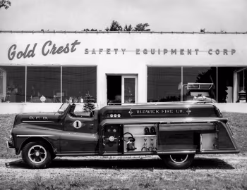 White WC Fire Truck '1952