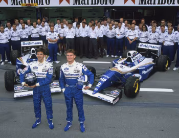 Williams FW16, Damon Hill, David Coulthard