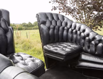 Interior 1904 Winton Two-Cylinder Detachable Tonneau