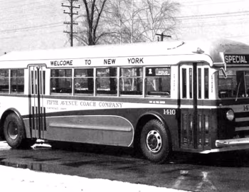 1939 Yellow Coach Model 740