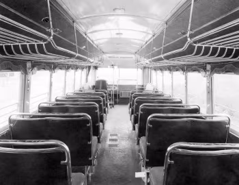 Interior 1937 Yellow Coach Model 732