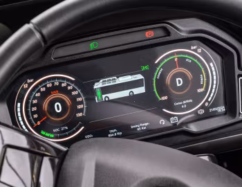 Dashboard Yutong E9L [UK-spec] (B26F) '2024