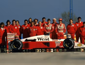 Bernd Schneider, Zakspeed 881, Piercarlo Ghinzani